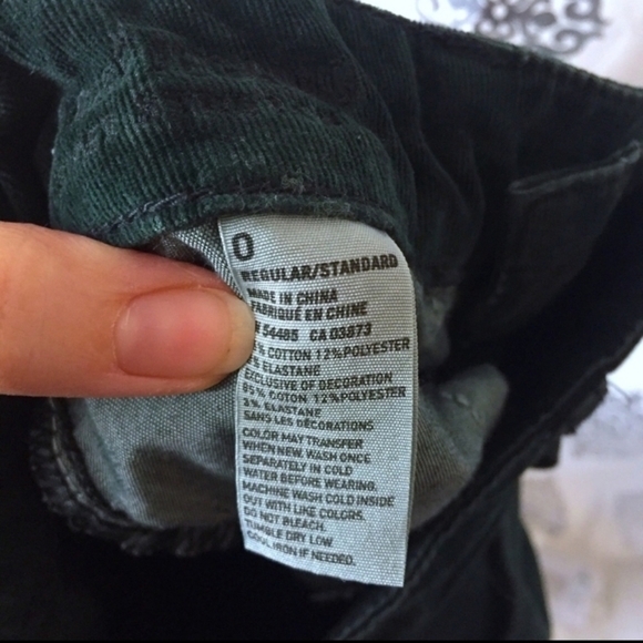 COPY - American Eagle Outfitters Emerald Green High Rise Corduroy Jeggings - Picture 5 of 6